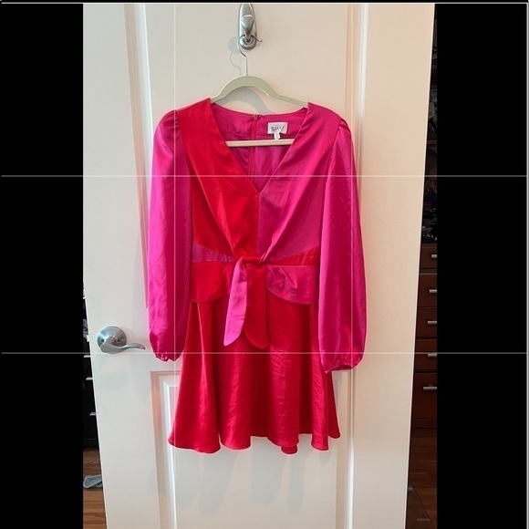 Millly Stella Satin Dress Size 2 - Picture 3 of 16